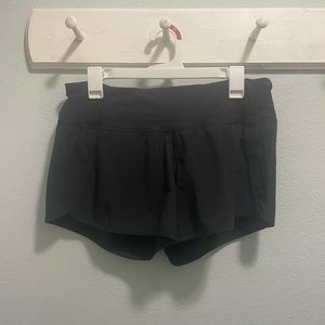 Lululemon Black Speed Up Shorts